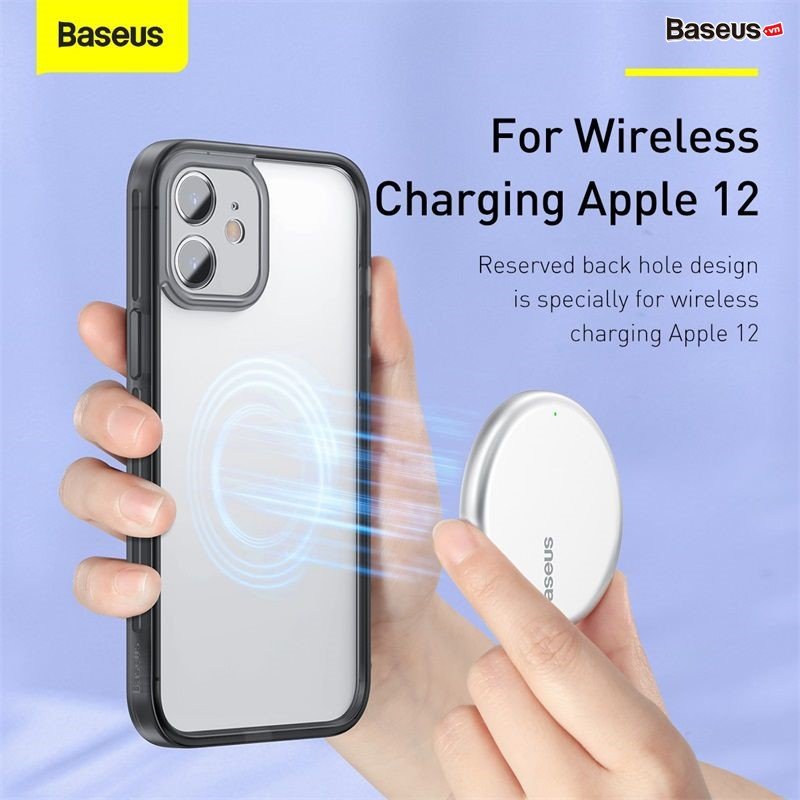 Ốp khung viền chống sốc Baseus Camera Lens Protector Frame Case Cho Phone 12 Mini / 12 & 12 Pro / 12 Pro Max_ Hàng Chính Hãng