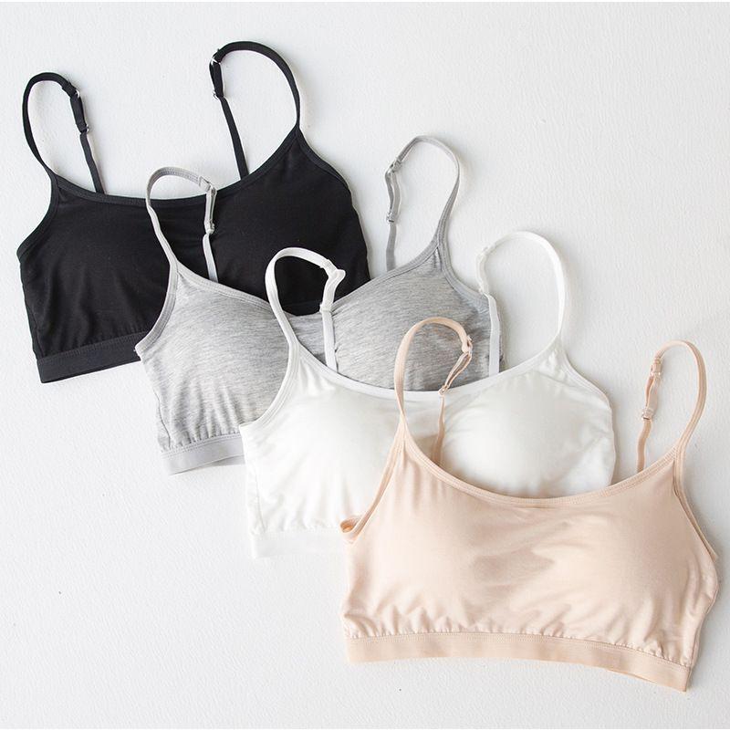 Áo ngực không gọng thoải mái tập yoga với miếng lót ngực