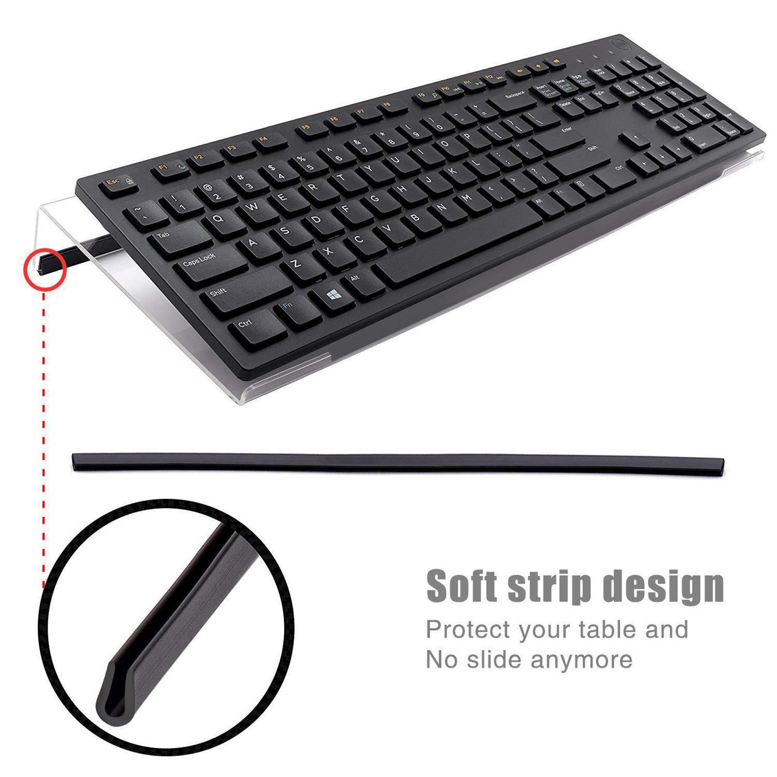 Universal Computer Keyboard Stand Desktop Heighten Rack for Office Gaming Typing
