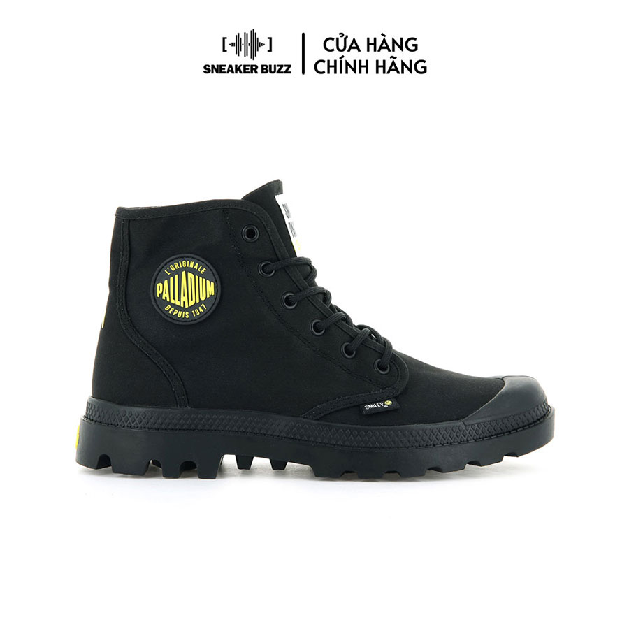 Giày Palladium Pampa Hi X Smiley Be Kind Vegan 77079-008-M