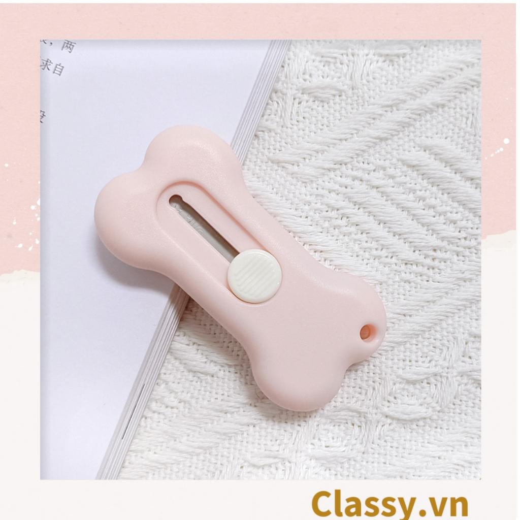 Dao rọc giấy mini hình cục xương cute ngộ nghĩnh, 3 màu cơ bản PK1646