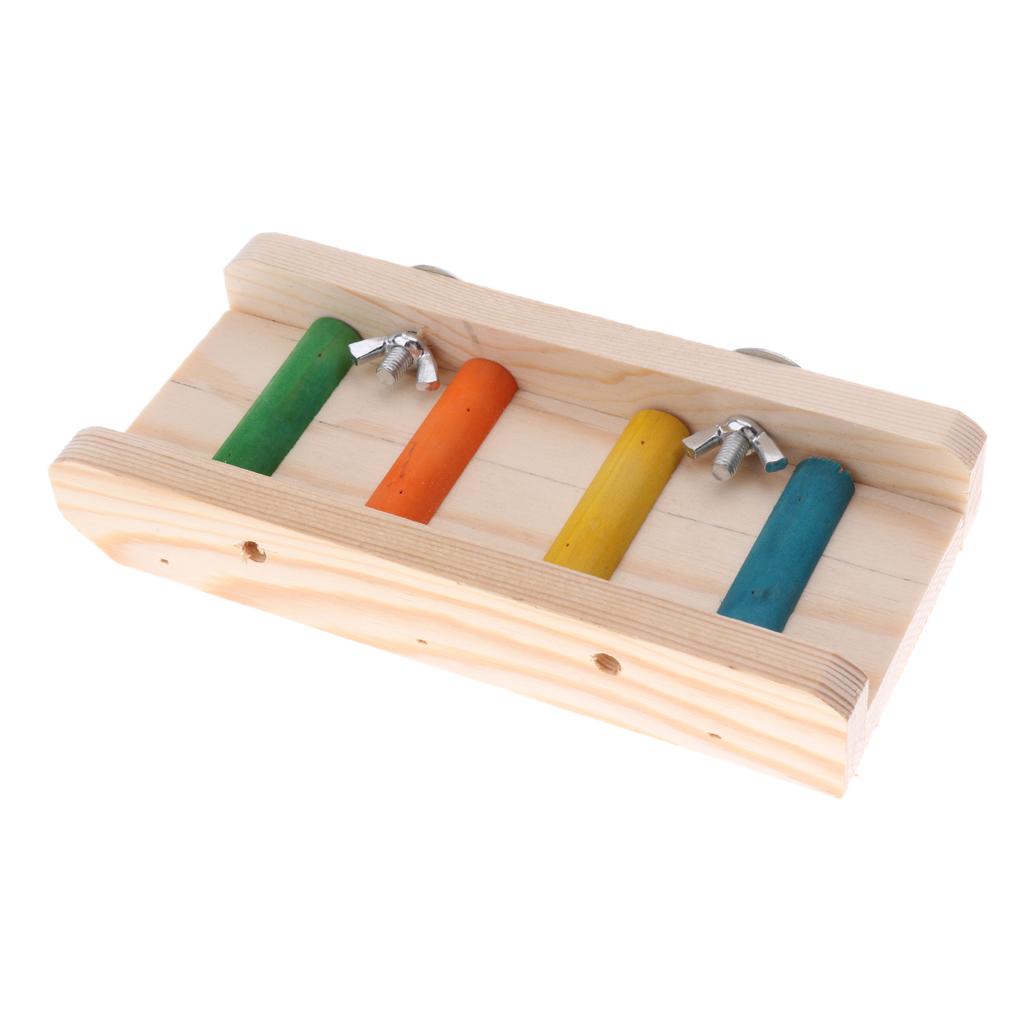 Wooden Swing Ladder Platform for Mouse, Chinchilla, Rat, Gerbil and Hamster