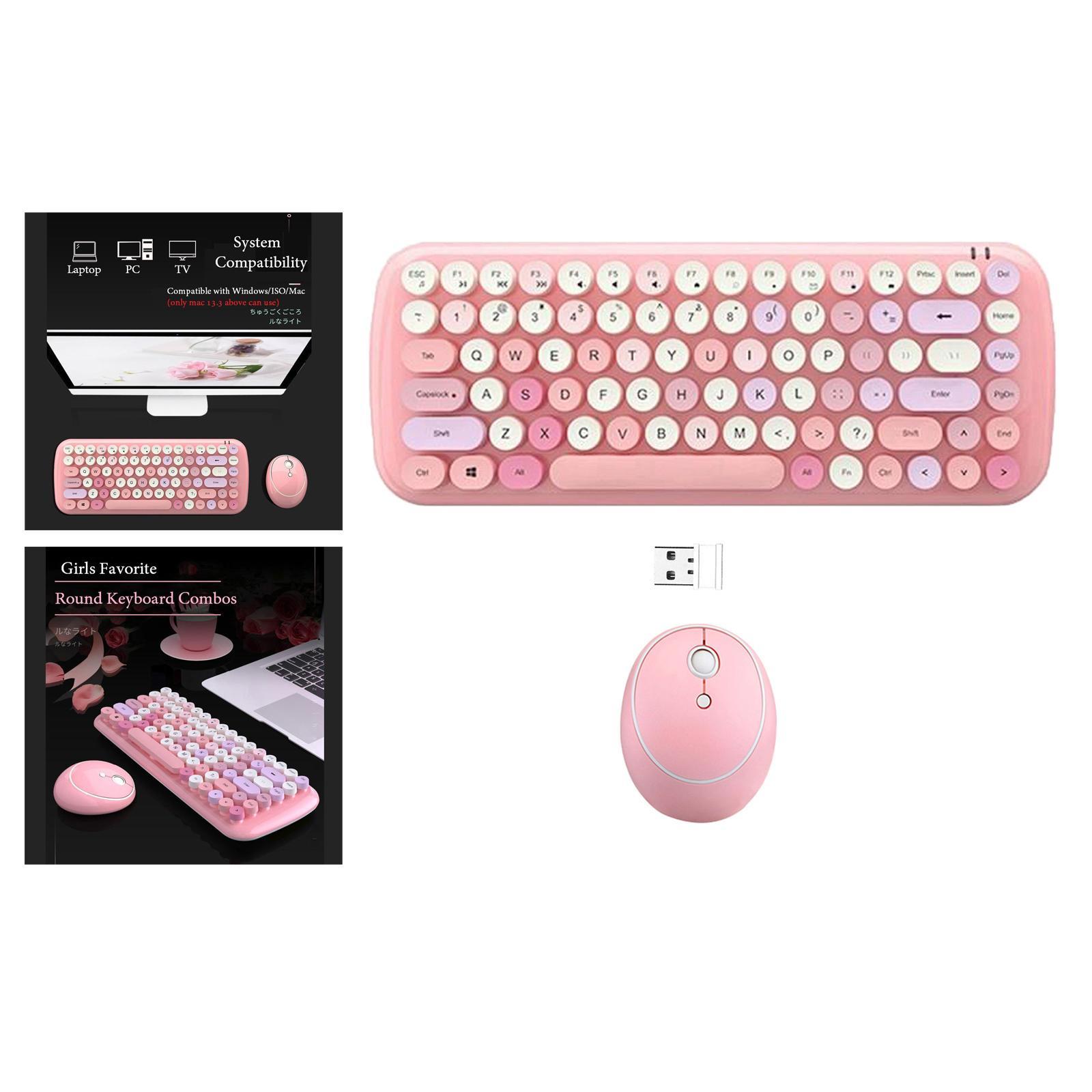 2.4G Wireless Keyboard & Mouse Combo Set USB Receiver For PC Laptop Desktop
