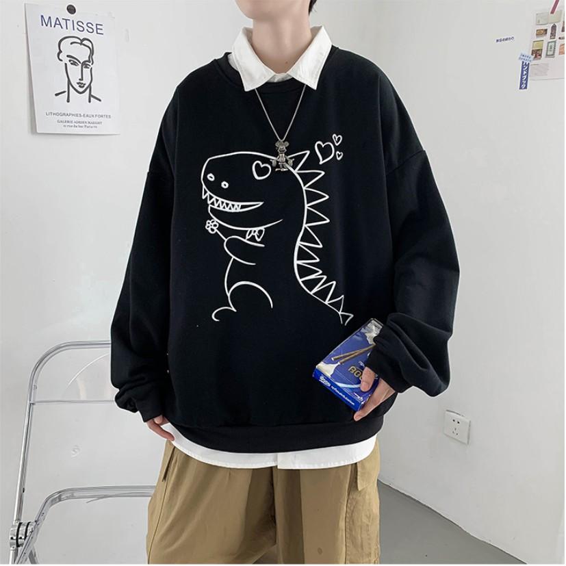 { Hàng Thu Đông } Áo Khủng Long Nỷ Ngoại Siêu Kute Fom Unisex Kiểu dáng Hàn Quốc Mã KL996