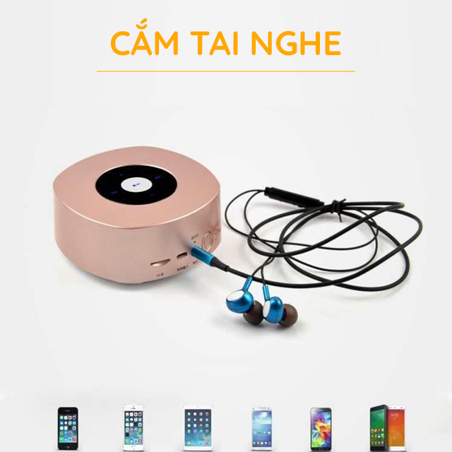 Loa Bluetooth Di Động 36F Thiết Kế Nhỏ Gọn Hỗ Trợ Mic Đàm Thoại Cổng kết nối Thẻ TF, AUX Tai Nghe