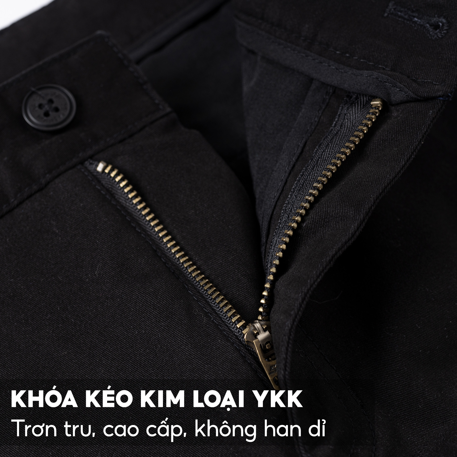 Quần Kaki Nam 5S Premium, Chất Cotton Cao Cấp, Mềm Mịn, Co Giãn, Thấm Hút, Giữ Phom, Thiết Kế Trơn Basic (QKD23002)
