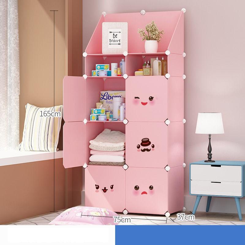 Tủ Nhựa Ghép Đa Năng Tủ Quần Áo Lắp Ráp 12 Ô Loại Nhựa Dày Cao Cấp