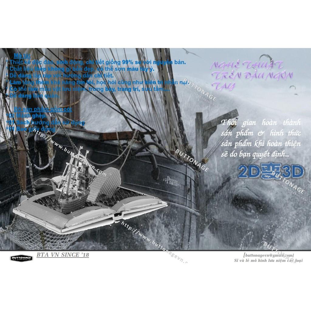 Mô Hình Lắp Ráp 3d Moby Dick - Cá voi trắng