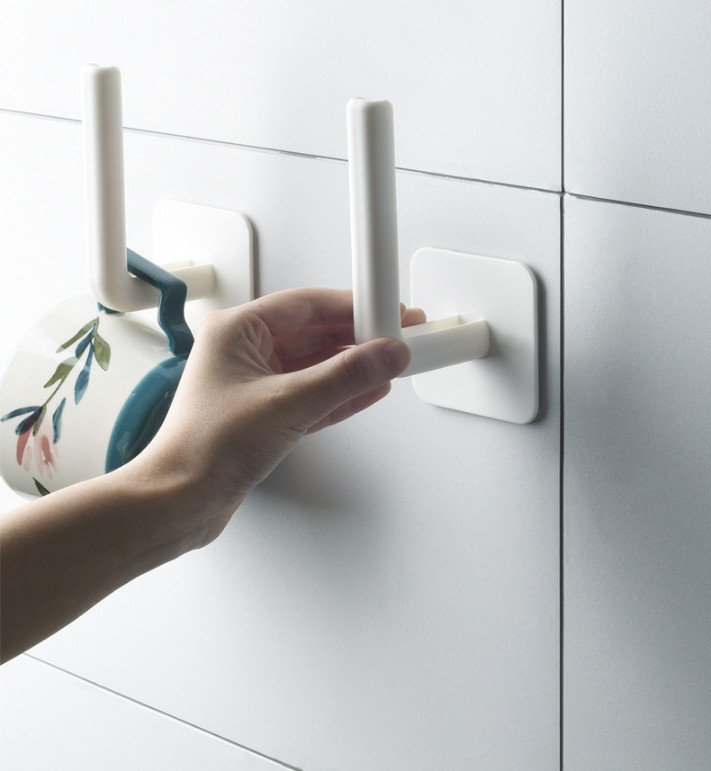 Bộ 2 móc treo thớt, nắp nồi, khăn giấy siêu tiện lợi, móc treo vật dụng gia đình, phòng tắm GD427-TreoThot