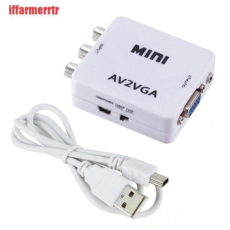 Bộ Chuyển Đổi Video Av Rca Sang Vga Hd 1080p