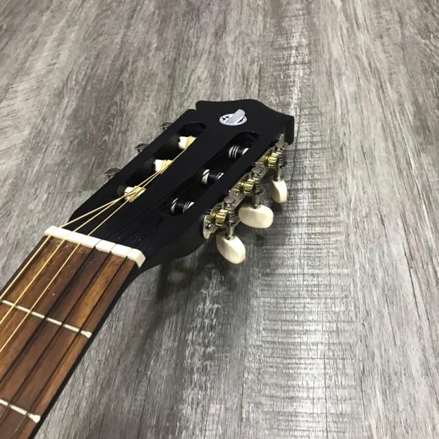 Đàn guitar classic SV-C1 màu đen tập chơi - Âm ấm và bấm nhẹ tay - Đặt hàng tặng 7 phụ kiện