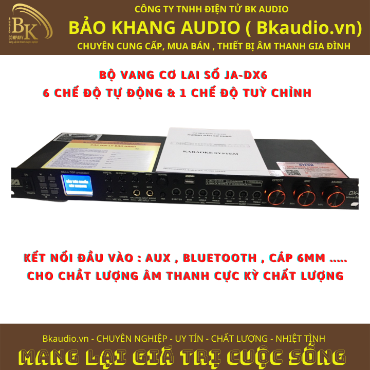 Vang cơ lai số JA-Dx6 ( máy trộn âm thanh ).Msp : SPV-05