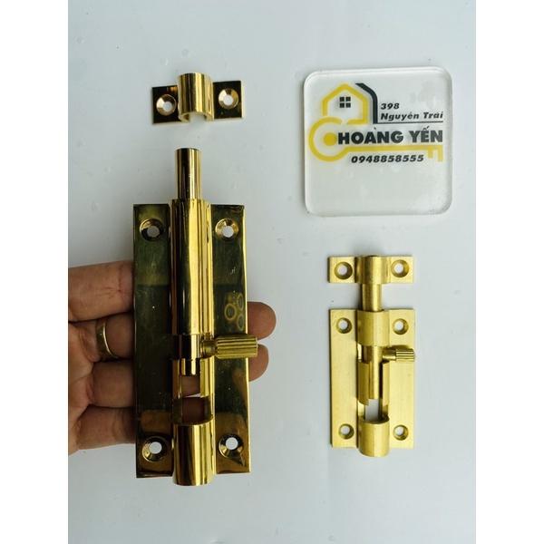 Chốt đồng cửa gỗ, chốt cửa sổ, ô thoáng bằng đồng 5cm & 7cm