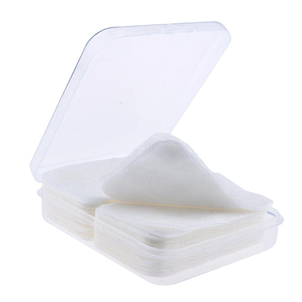 200pcs Makeup Cotton Pads Soft Facial Cleansing Lint Free Cosmetic Square Pads Thin Cotton Absorbent Makeup Remover Pads For Face Nail Lips Eyelash