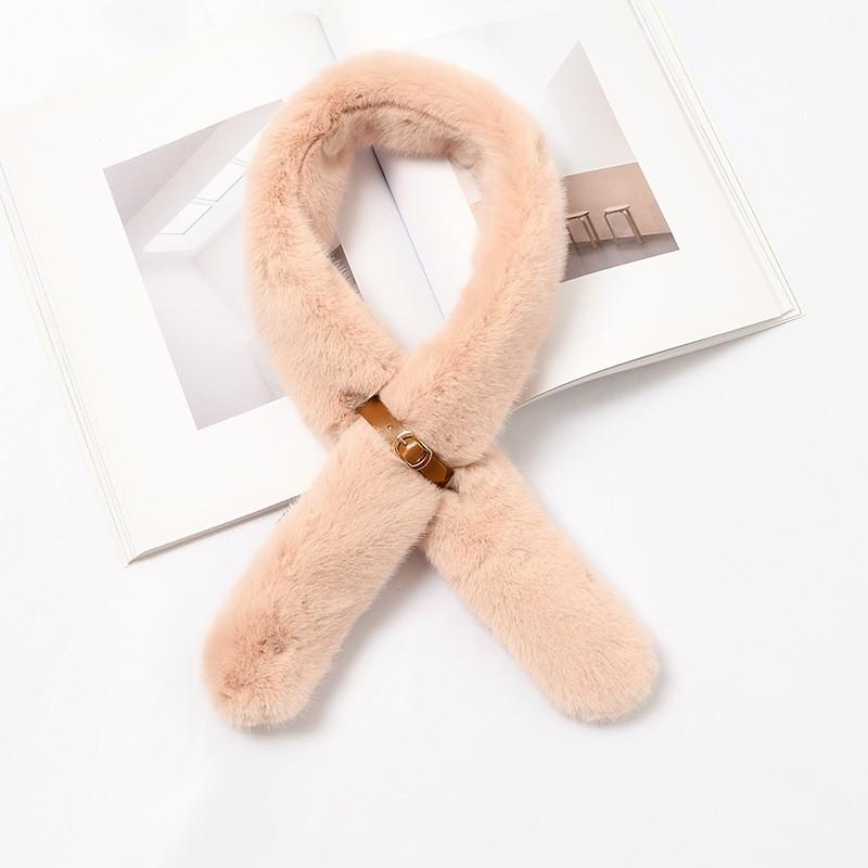 T2 Khăn quàng cổ lông thò kèm dây gài PVN11347