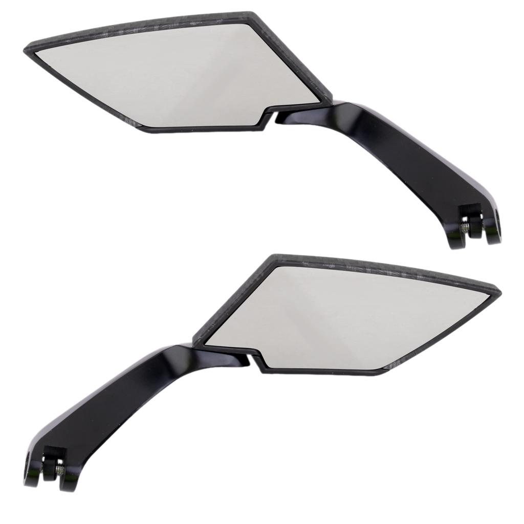 Carbon Side Rear View Mirrors for Motorcycle Universal 10mm 8mm