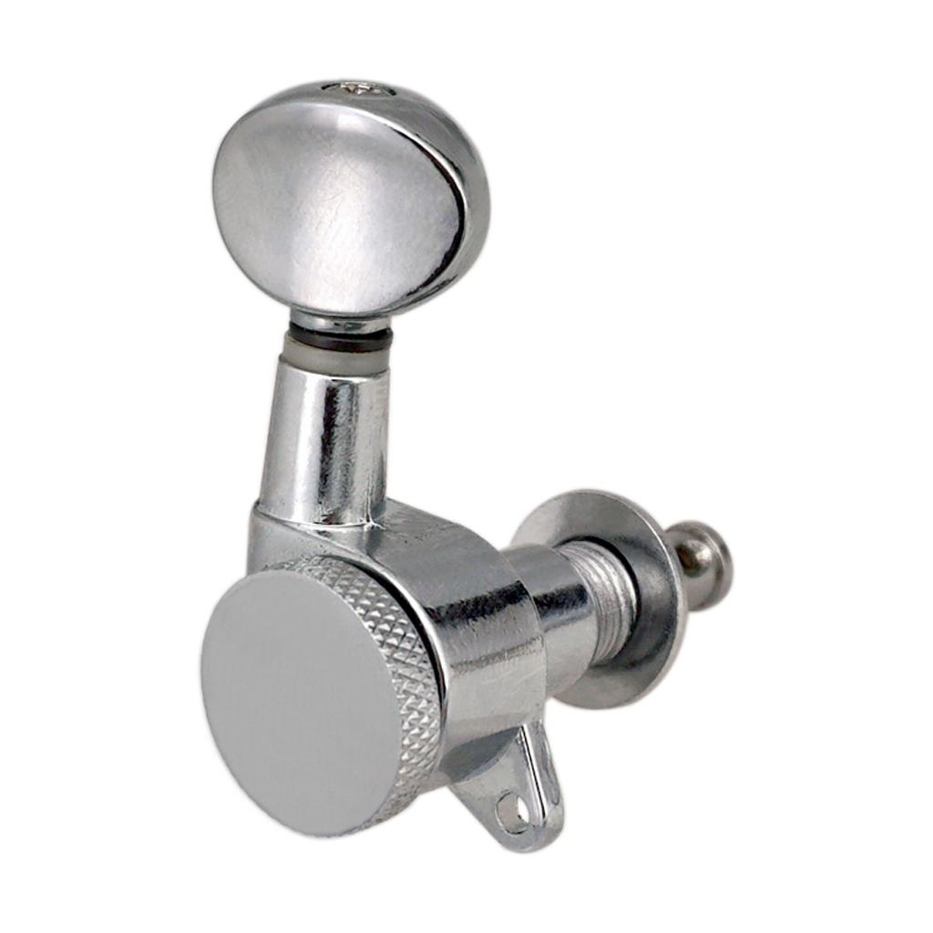 Baoblade 6R Đàn Guitar Điện Hình Bầu Dục Lõm Nút Chỉnh Chốt Máy Đầu Núm Một Phần