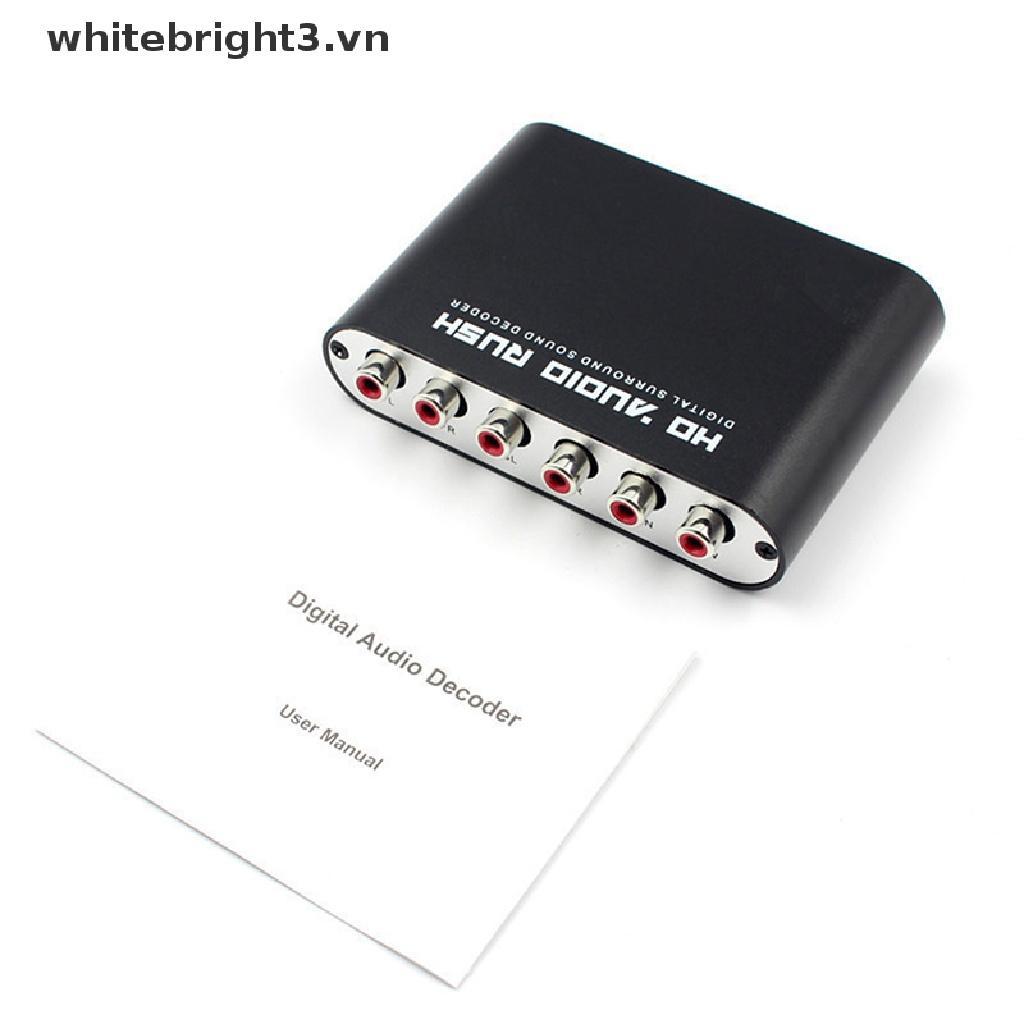 Thiết Bị Âm Thanh Kỹ Thuật Số Màu Trắng 3 5.1 AC-3 LPCM