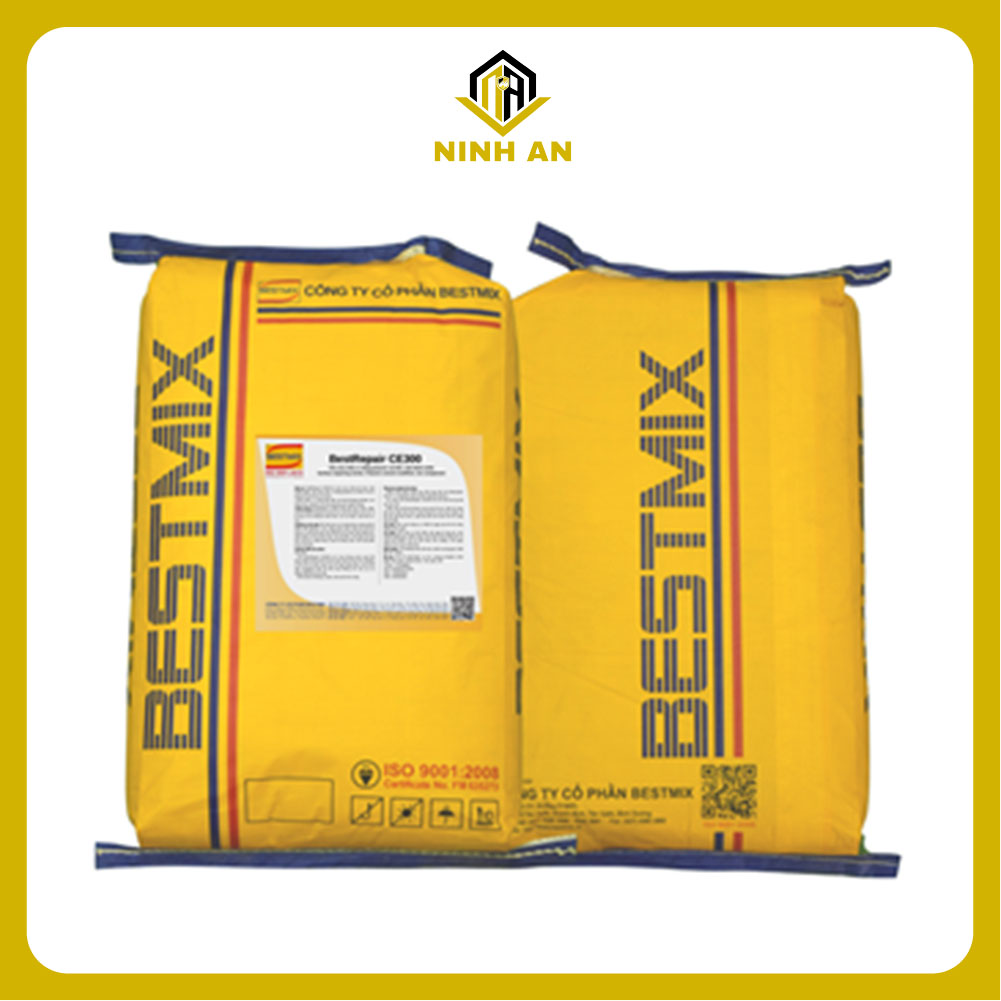 BestRepair CE300 - Bao 25kg - vữa sửa chữa bề mặt, một thành phần, gốc xi măng-polymer
