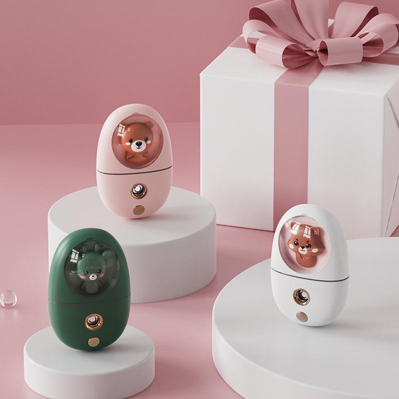 Máy Phun Sương Tạo Độ Ẩm Mini Khuếch Tán Nano Nước Replenisher Nước Khuếch Tán Mặt Không Dây Máy Phun Sương Tạo Độ Ẩm Sạc Phun Sương Tạo Phun Sương Tạo Ẩm Hình Ếch Con