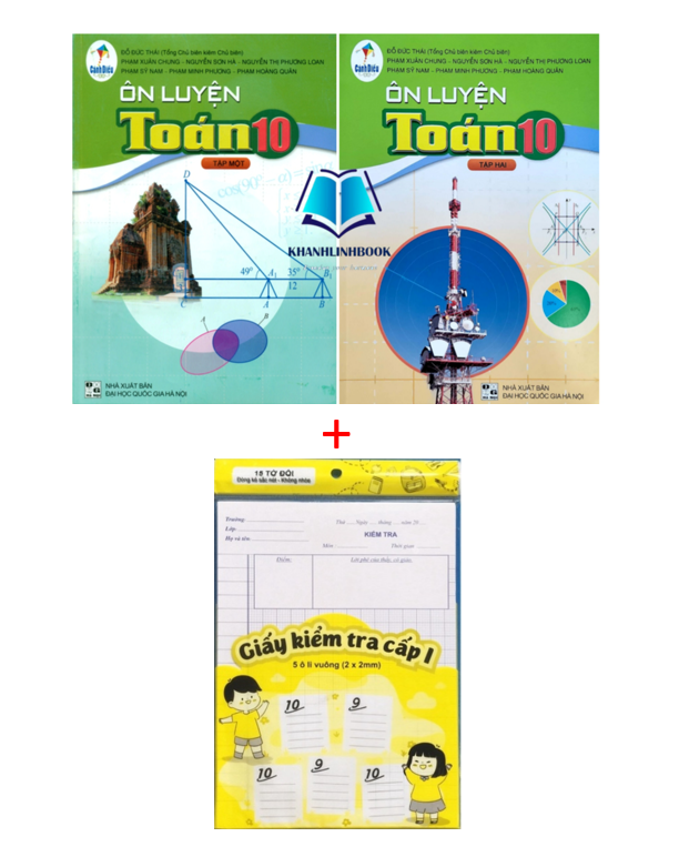 Sách - Combo Ôn luyện toán 10 - tập 1 + 2