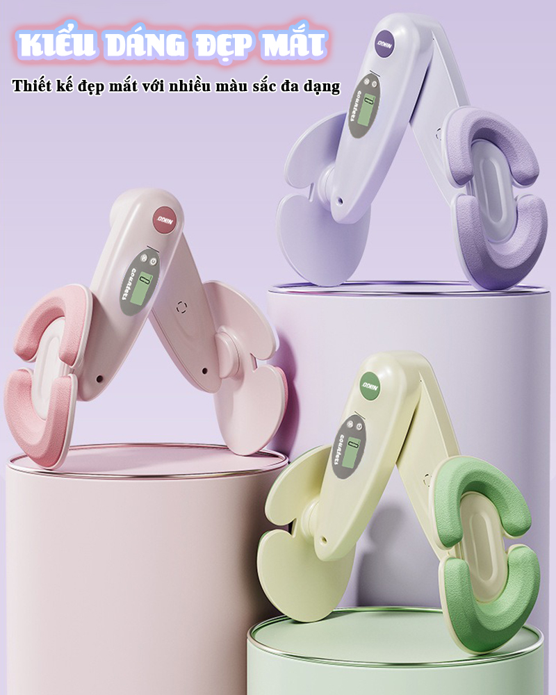 Máy tập cơ chân, cơ đùi Nikio NK-06C - Máy tập Kegel hiệu quả, tích hợp bộ đếm thông minh