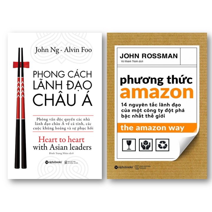 Combo Sách Lãnh Đạo Hay: Phong Cách Lãnh Đạo Châu Á + Phương Thức Amazon - 14 Nguyên Tắc Lãnh Đạo Của Một Công Ty Đột Phá Bậc Nhất Thế Giới