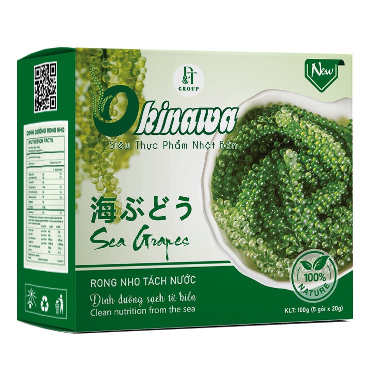 Rong Nho Khô Tách Nước Okinawa - Thần Dược Đại Dương