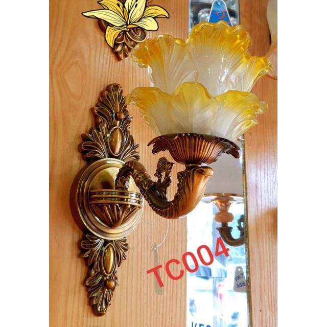 Đèn tường chao bông hoa, đèn gắn tường, đèn trang trí, đèn decor TC004