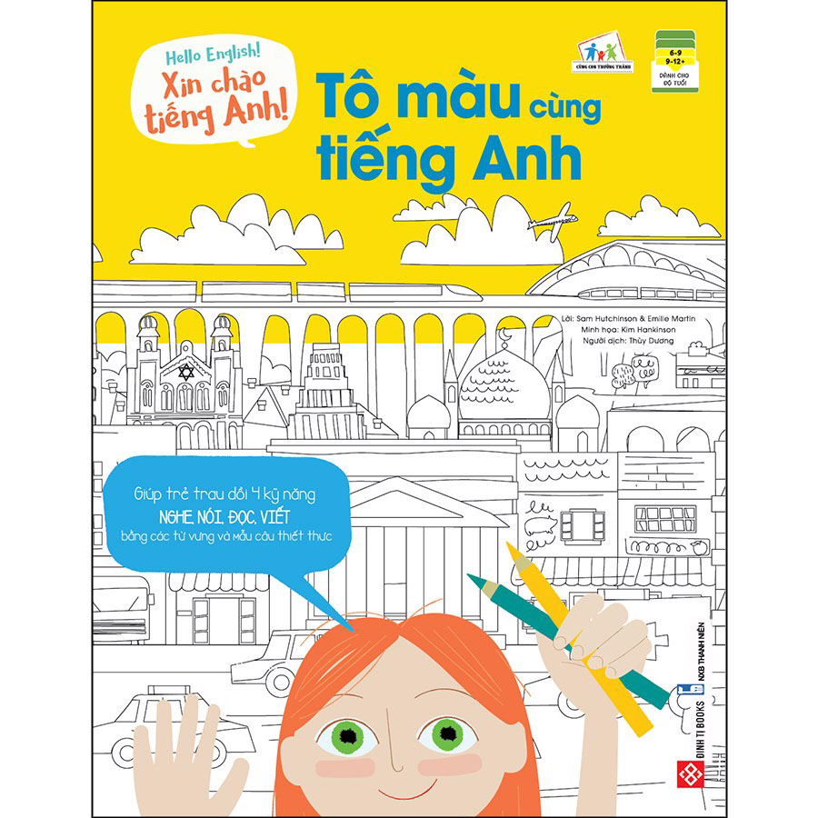 Hello English! - Xin Chào Tiếng Anh! - Tô Màu Cùng Tiếng Anh