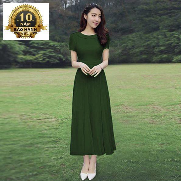 SALE - Đầm maxi voan cổ sen Misa Fashion MS289