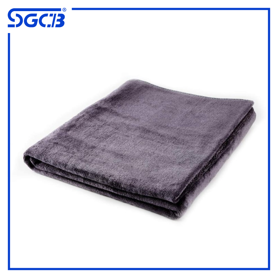 Khăn Lau Xe Ô Tô Mô Tô Microfiber 400G (Xám) SGGD074