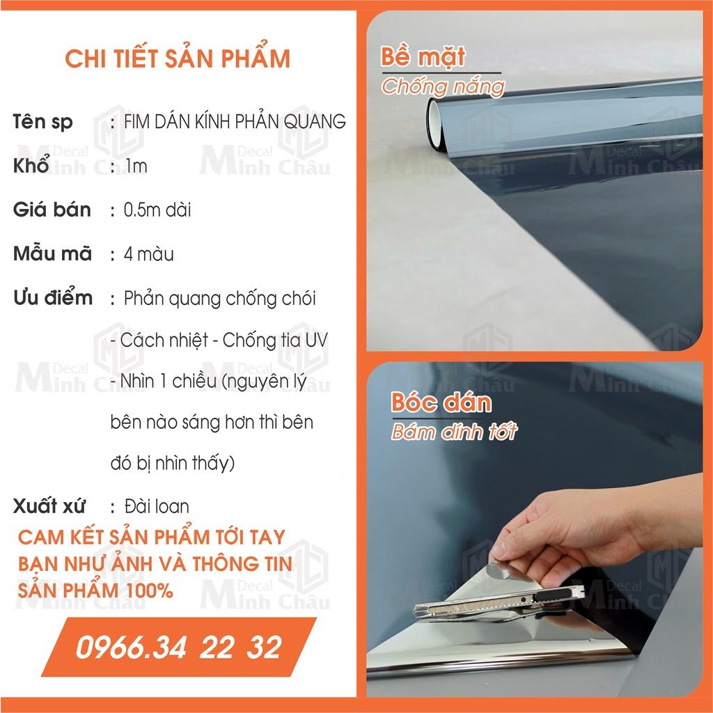 Giấy decal dán kính chống nắng nóng UV , phim cách nhiệt cửa sổ decan phản quang cho cửa kính chống nhìn trộm