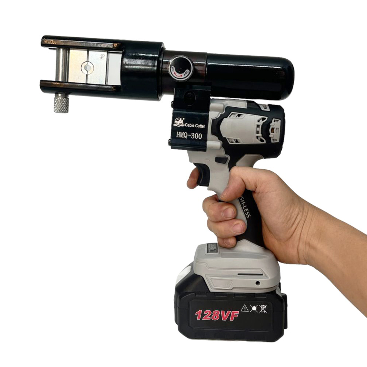 Máy Ép Cos Thủy Lực Dùng Pin Dalushan HMQ-300 – 16-300mm²