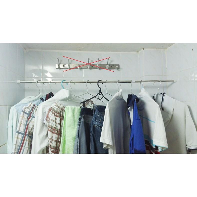 Size N4 - Cây treo rèm Không Cần khoan tường, Thanh treo thông minh Nissin