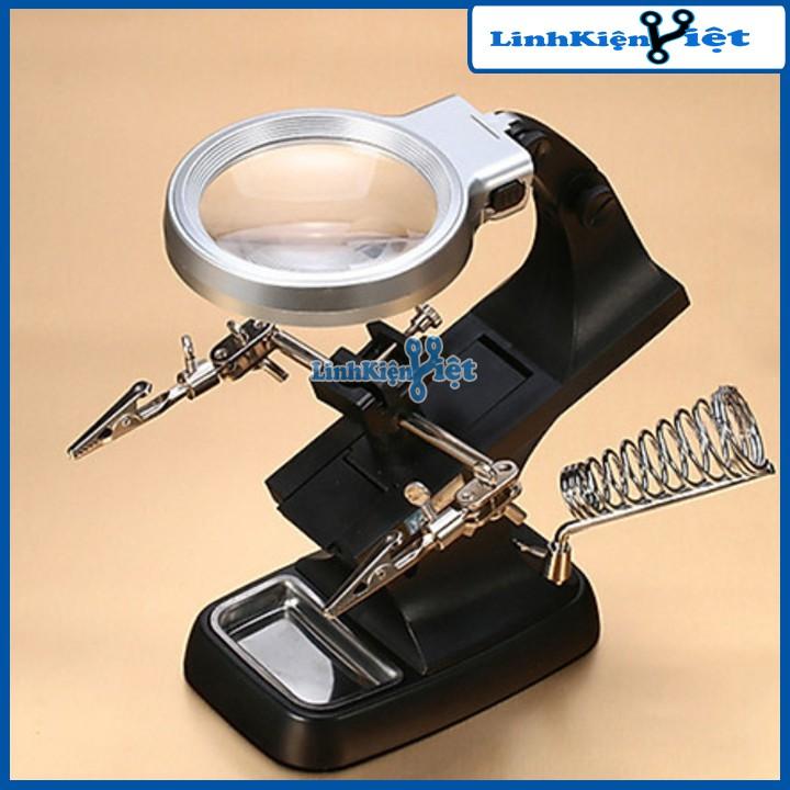Kính Lúp Hàn Mạch Để Bàn Đa Năng TH-7023 3X/4.5X Quay 360 Độ