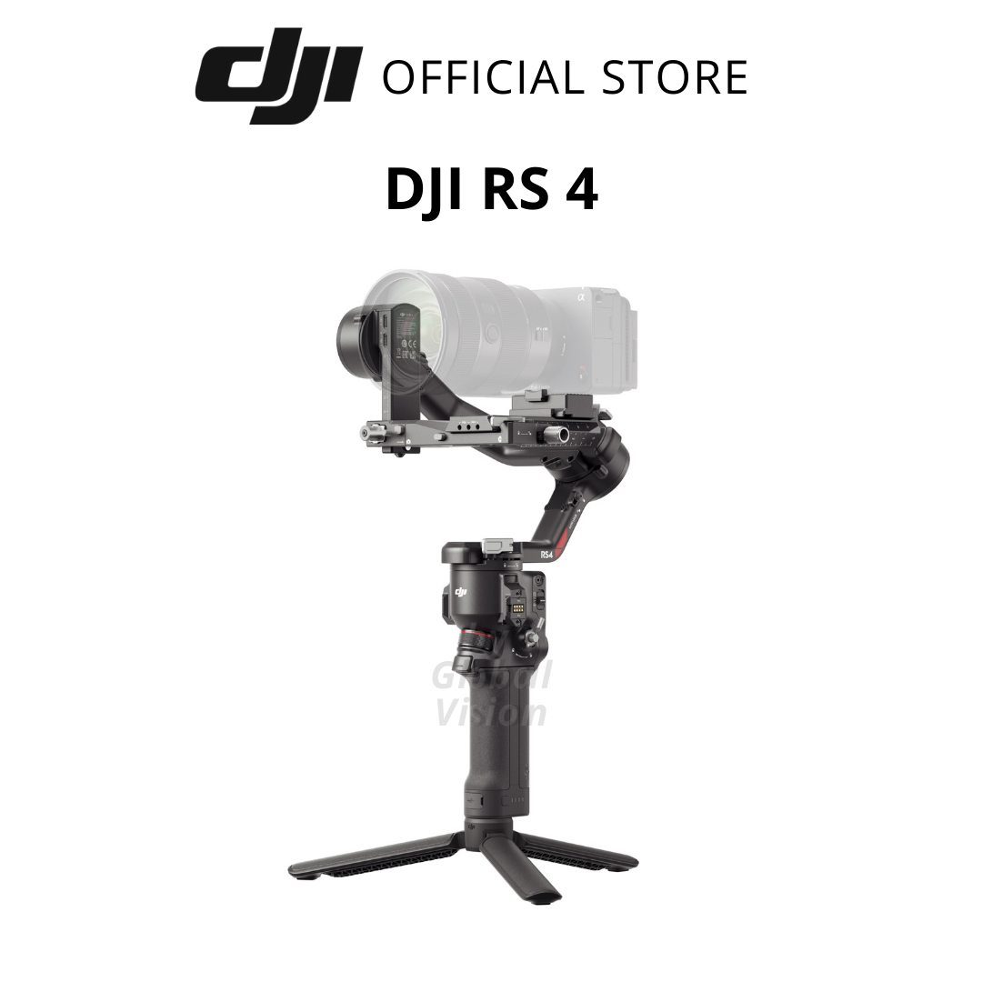 Gimbal máy ảnh DJI RS 4 chống rung cho camera DSLR và Mirrorless tải trọng đến 3kg, quay dọc linh hoạt (DJI RS 4) - Hàng chính hãng