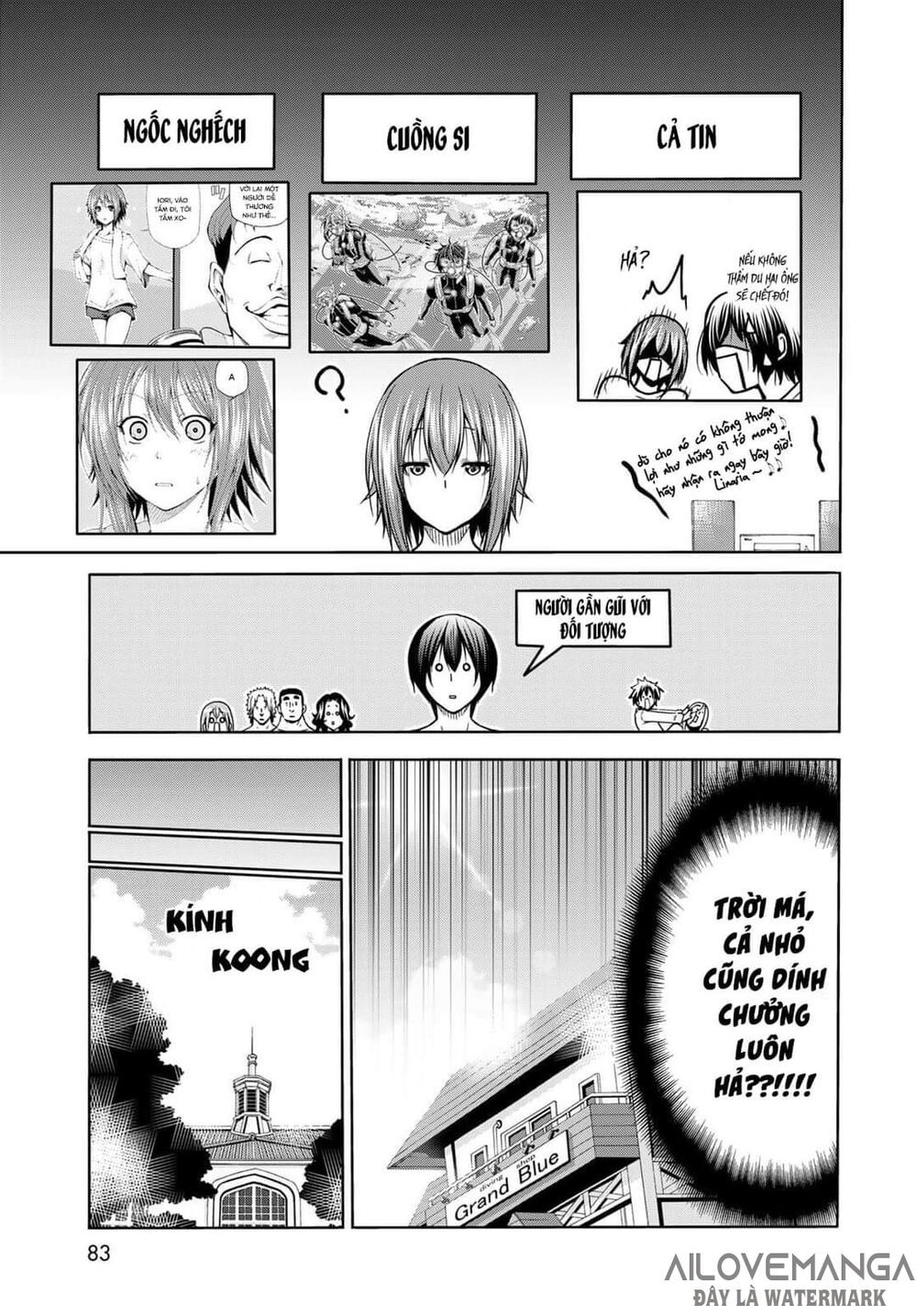 cô gái thích lặn - grand blue chapter 73.2 22
