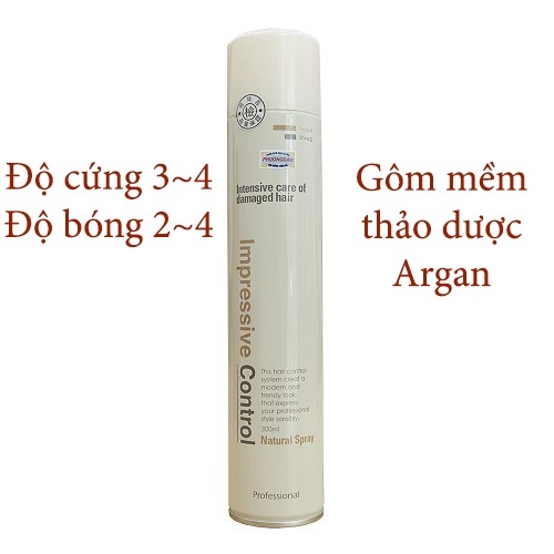 Gôm mềm Mugens Natural Spray tạo kiểu cho tóc, giữ nếp lâu Hàn Quốc 300g