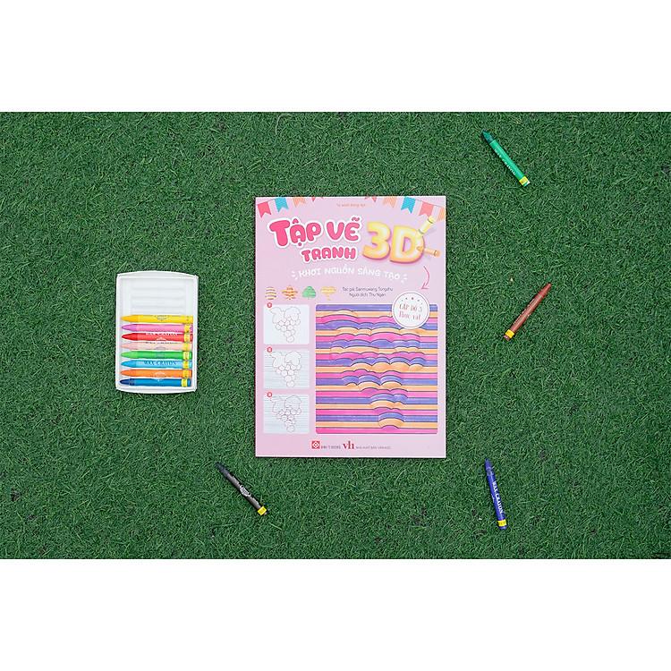 Sách Tập vẽ tranh 3D, khơi nguồn sáng tạo