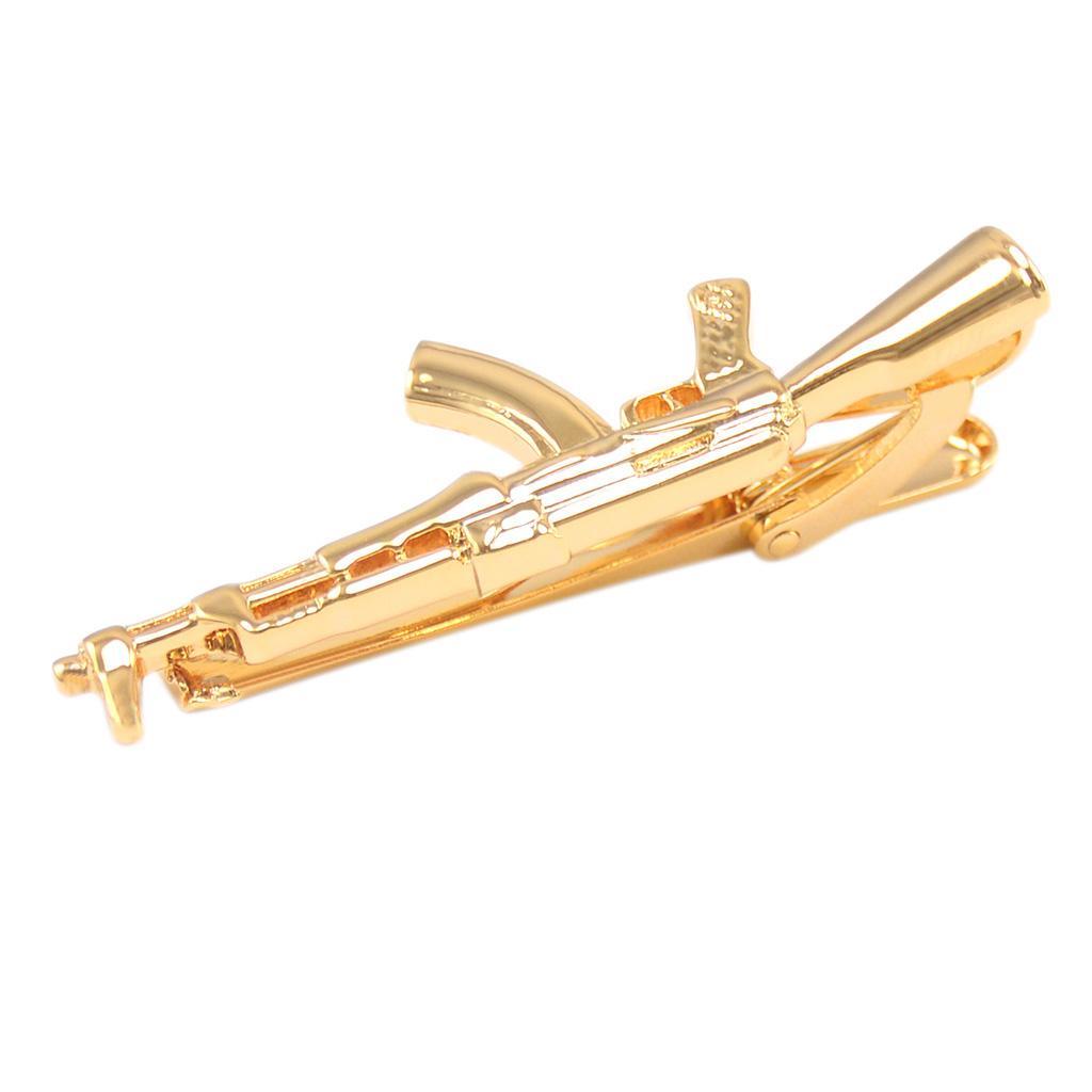 Formal Mens Necktie Tie Clip Pin Bar Wedding Tie Clips Suit Accessories Gold