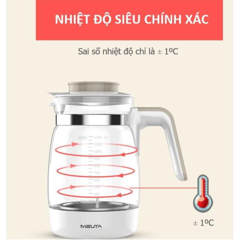 Bình đun nước hâm sữa pha sữa Misuta