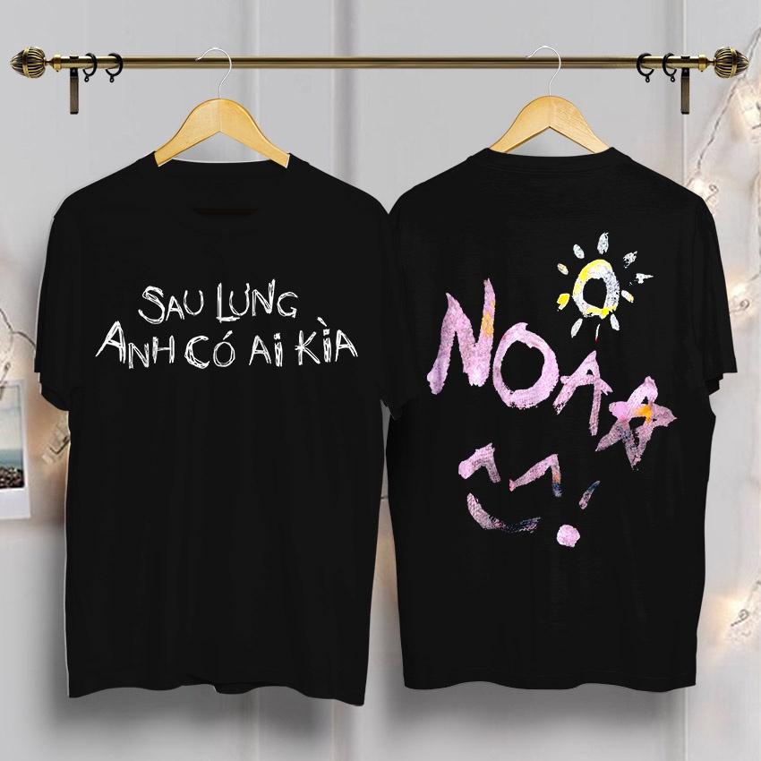 Áo thun, áo phông in hình nam nữ form rộng in hình sau lưng anh có ai kìa-TNOA001
