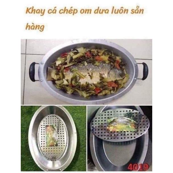 KHAY CÁ CHÉP OM DƯA