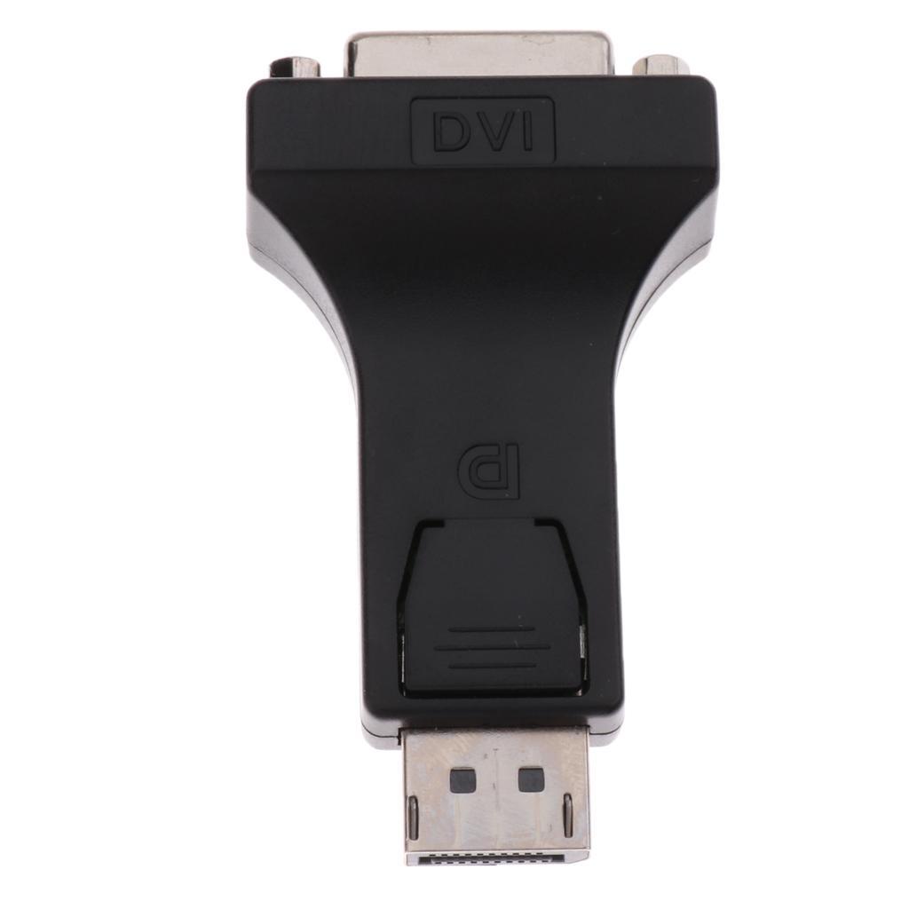 DP To DVI, Male To 24+5 Pin Female HD Adapter Convertor Single Link For PC