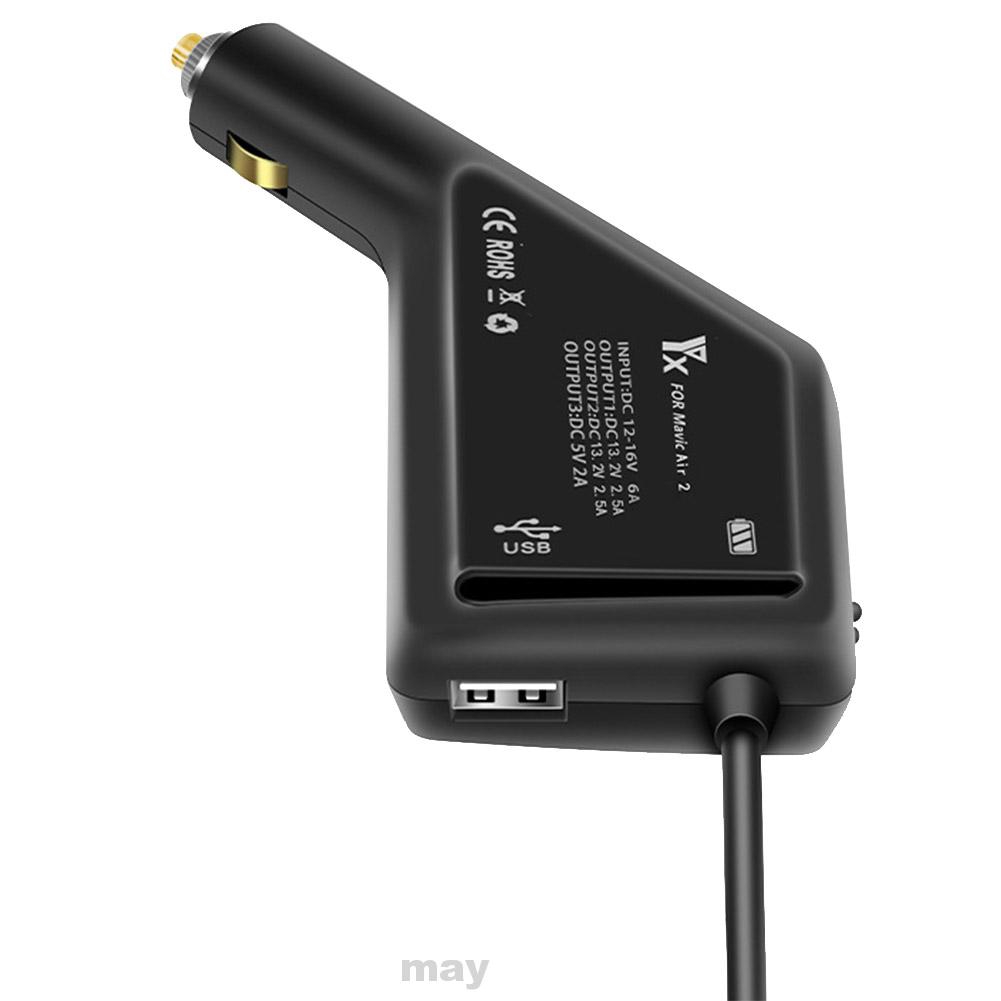 Bộ sạc ô tô Mavic Air 2 sạc pin thông minh 3 trong 1 - Hàng chính hãng YXtech