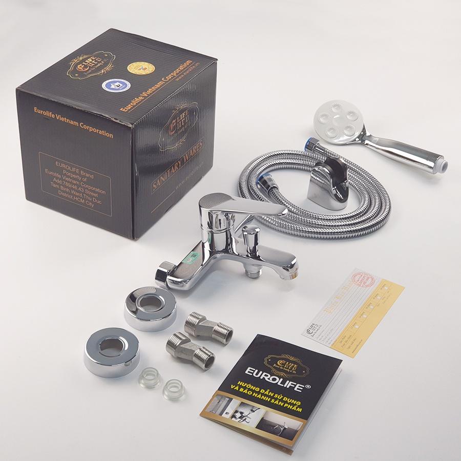 Củ sen nóng lạnh Đồng mạ Chrome Eurolife EL-7001