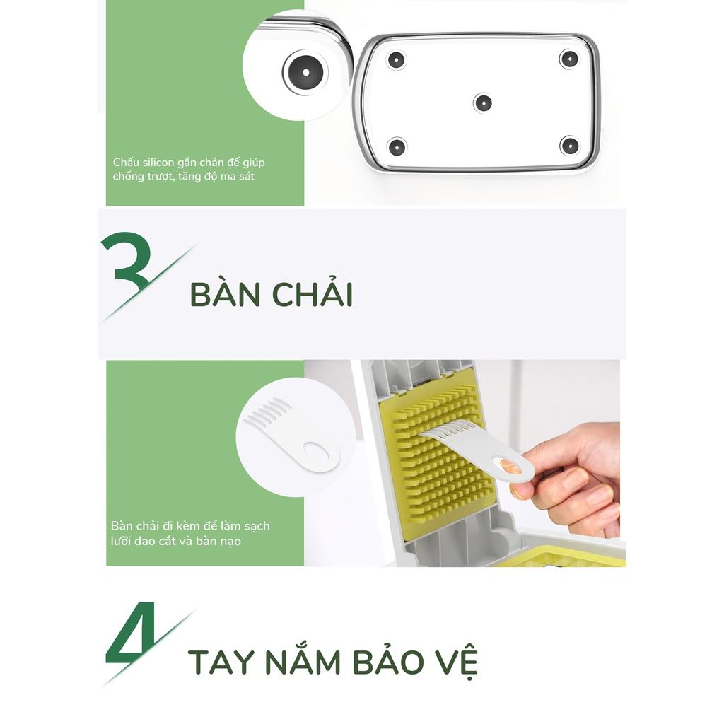 Bộ Dụng Cụ Cắt Gọt Rau Củ Quả Đa Năng Eroc VEGETALBE DICER V-KT-VD01 - Hàng Chính Hãng Eroc