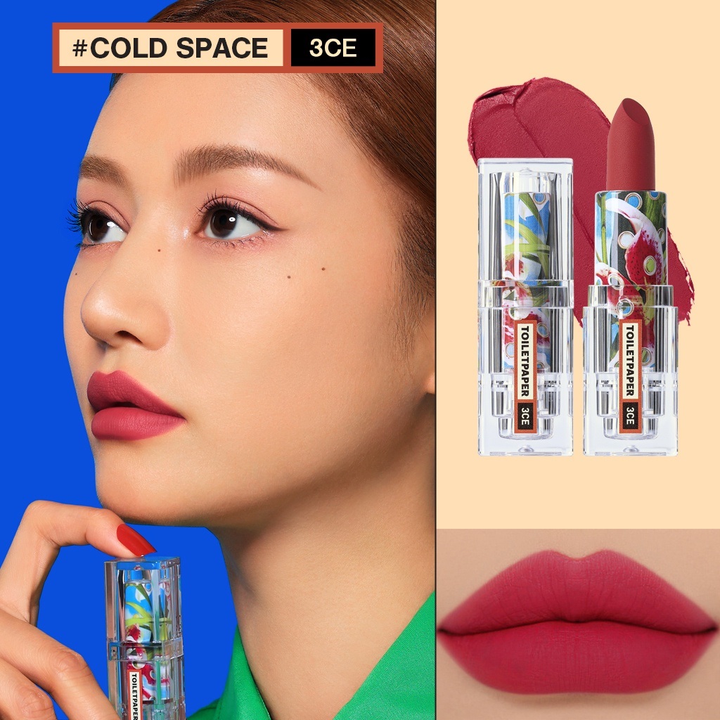 [PHIÊN BẢN ĐẶC BIỆT] Son Thỏi TOILETPAPER 3CE SOFT MATTE LIPSTICK 3.5g