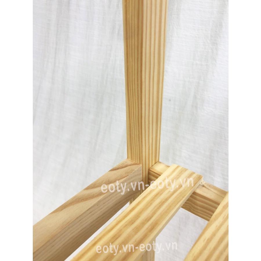 Kệ lò vi sóng 2-3 tầng - Kệ gỗ đa năng nhà bếp, kệ gỗ thông tự nhiên 2-3 tầng Eotygroup